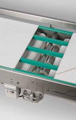 Clean design for improved sanitation Further special features of our Conveyor Belts CB are the hygienic and cleaning aspects: Our WEBOMATIC CleanDesign conveyors feature surfaces that are