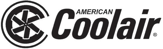FARM PRODUCTS DIVISION MEMBER OF AMCA AMERICAN COOLAIR CORPORATION P.O. BOX 2300 JACKSONVILLE, FLORIDA 32203 PHONE (904) 389-3646 FAX (904) 387-3449 E-MAIL - agfans@coolair.