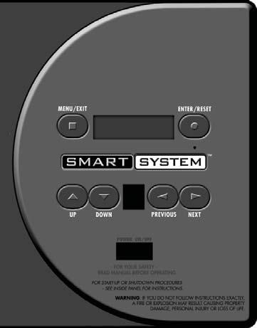 3 SMART SYSTEM control module Use the control panel (FIG. 3-1) to set temperatures, operating conditions, and monitor appliance operation.