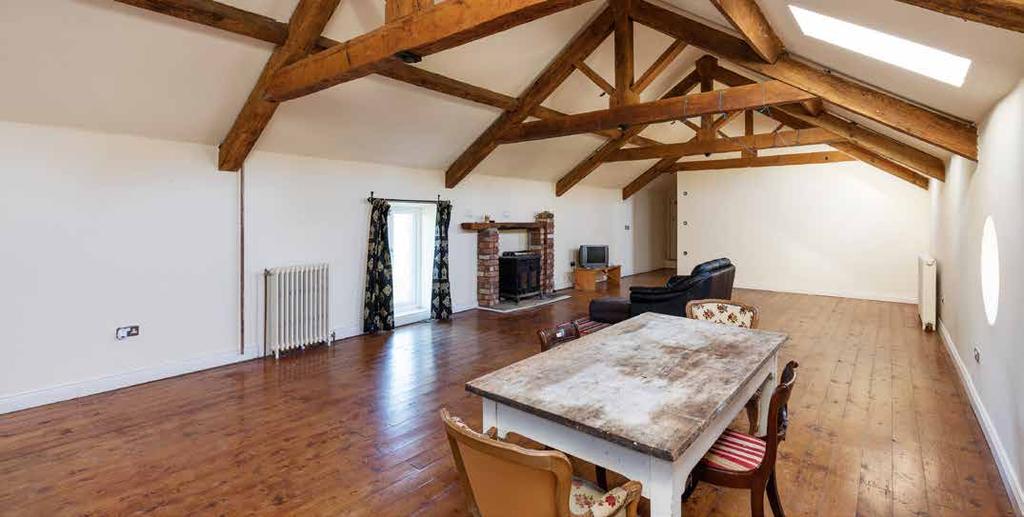 Outside Coach House/Belfry A wonderfully converted coach house with entrance hall, open plan sitting room/ dining room/kitchen, 3 bedrooms, 2 bathrooms, office and cloakroom.
