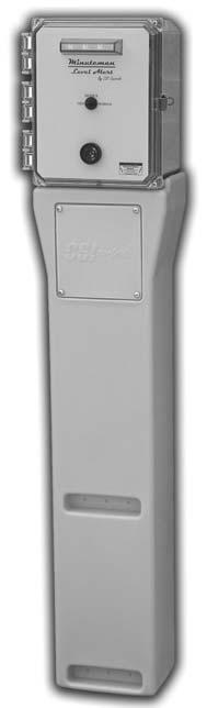 CONTROL PANELS MINUTEMAN LEVEL ALERT PEDESTAL PANELS Pedestal mounted plugger control panel with high water alarm.