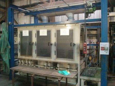 Scrubber unit, fan and discharge to atmosphere TP1A & 1B TP2 TP4 (access doors) TP3 Description of LEV system & Process An extraction system is used to