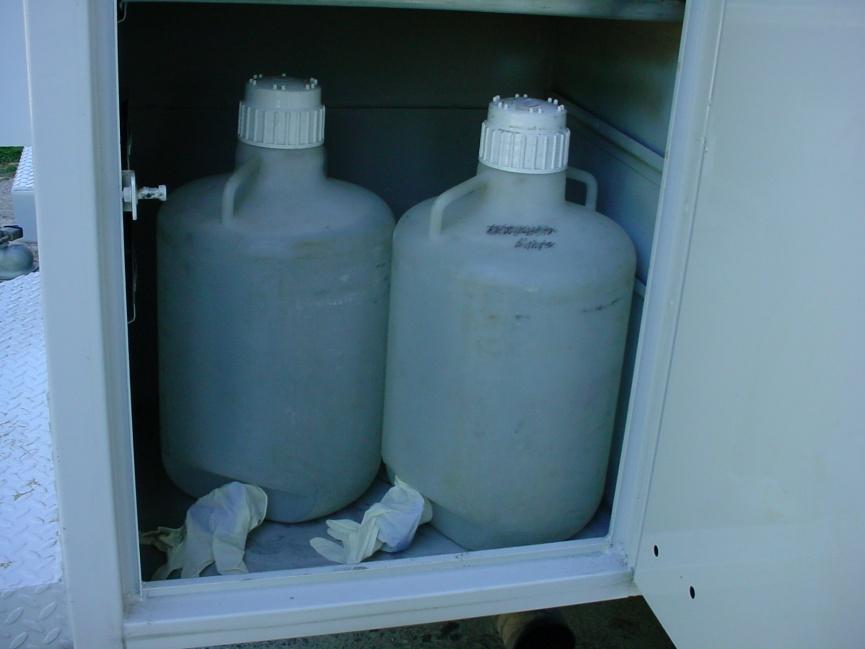 Handling and Containers for Cleaning Solutions Avoid contamination Use HDPE or PP containers Keep