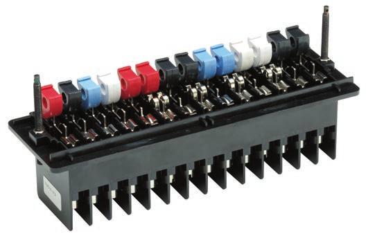 The STATES Semiflush-Mounted provide a compact, versatile means to disconnect, test or measure devices and circuits in panelboards such as relays, metering, control circuits and other instrumentation
