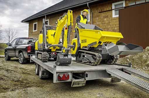 5 hours up to 8 hours Track excavator 803 Dual power option Electro- hydraulic power unit HPU8 In addition to the existing diesel