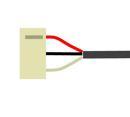 I Recommend Taping The Wires Together With Electrical Tape, This Will Prevent Any Hang Ups While Running The Cables.
