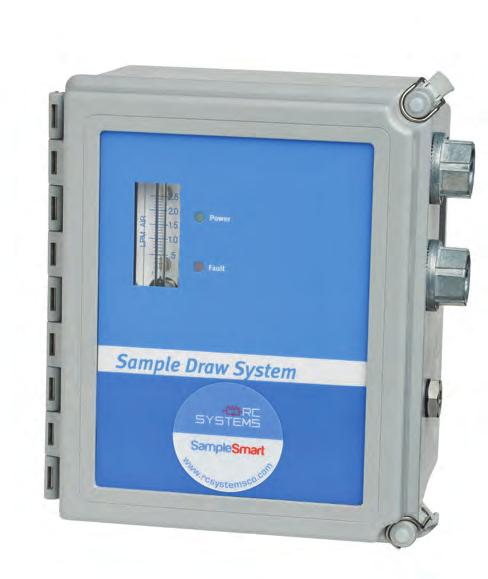Flow rate is easily adjustable and a rotameter is provided for visual indication of flow. A fail-safe flow switch can de-actuate the relay and provide a signal on loss of flow or power.