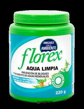 AQUA Limpia 220 gr 25252 500 gramos 25253 AQUA Limpia is made of beneficial microorganisms that lessen wastewater contamination by efficiently degrading present