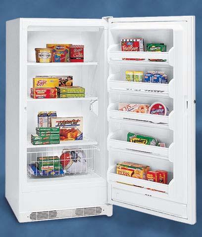 Frigidaire FFU1423D - 14.1 cu. ft. Manual Defrost Upright Freezer Features 14.1 Cu. Ft.