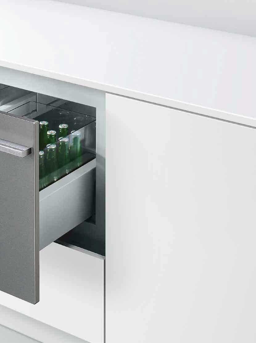 CoolDrawer Multi-temperature Drawer The CoolDrawer multi-temperature drawer has been designed to change from refrigerator to freezer at the touch of a button.