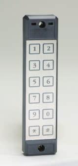 SEKPDWG and SEKPDMWG Electronic keypads Overview Features and benefits The fully encapsulated electronic keypad can be used by itself or next to another reader device for additional security.