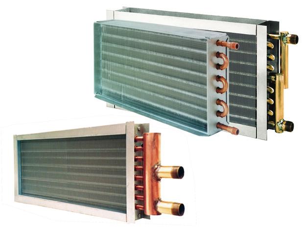 Stock steam coils are also available in single row with pitched casing for both horizontal and vertical airflow.