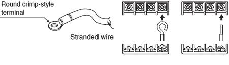 Single-Zone Split Systems (RK, RX, RKN, RXN, RXL, RXS, RXG) Wiring Procedure Do not turn on the safety breaker until all work is completed. 1. Strip the insulation from the wire ( 3 / 4 inch (20mm).