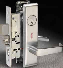 8800 series mortise locksets The 8800 provides steadfast dependability and is the choice of architects and owners that require superior performance in even the toughest applications.