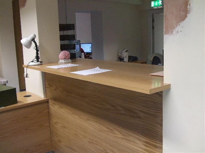 Building 27 Ground Floor Science Course Office Help Desk: Lack of provision of a 760mm high counter with 500mm