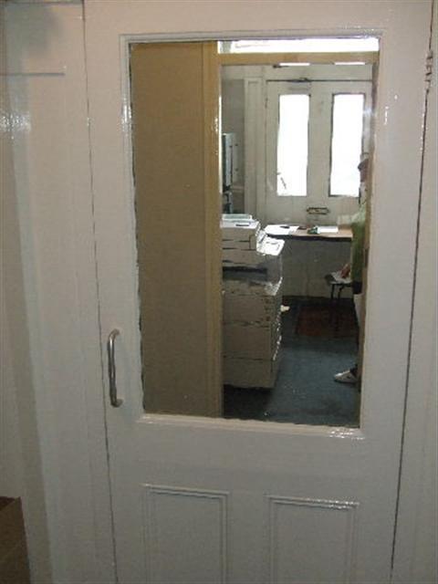 Internal doors with vision panels generic: Example of door with