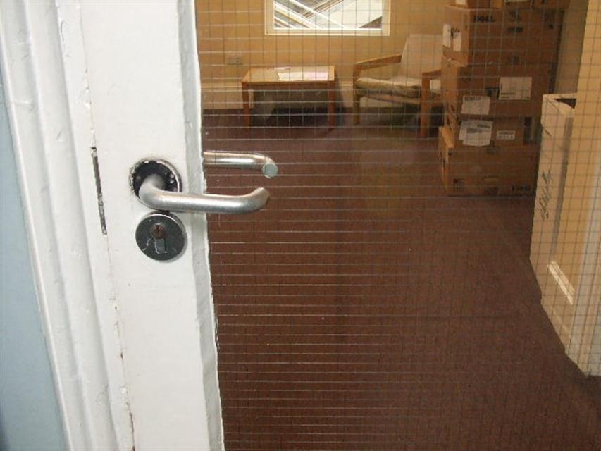 handle provided to door.