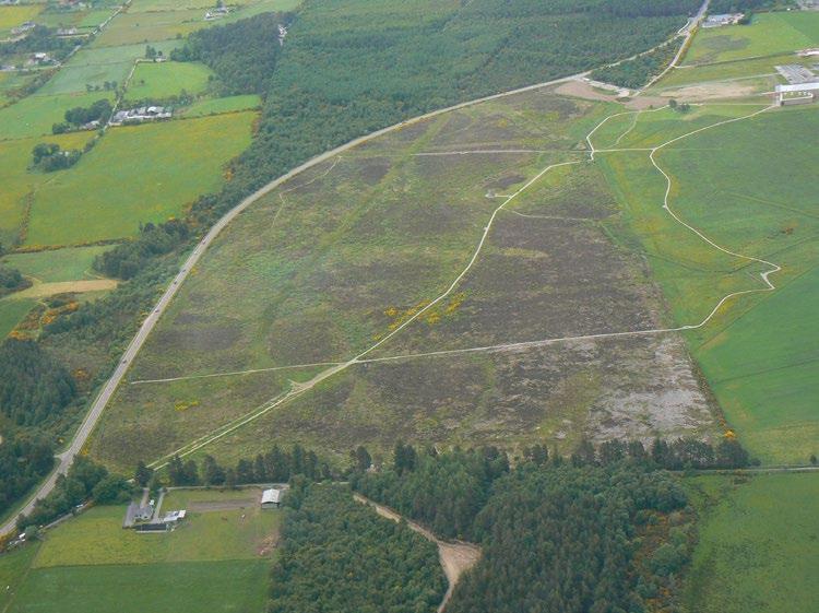 Above: Most of Culloden battlefield lay under forestry until clearance by the National Trust for Scotland in the 1980s.