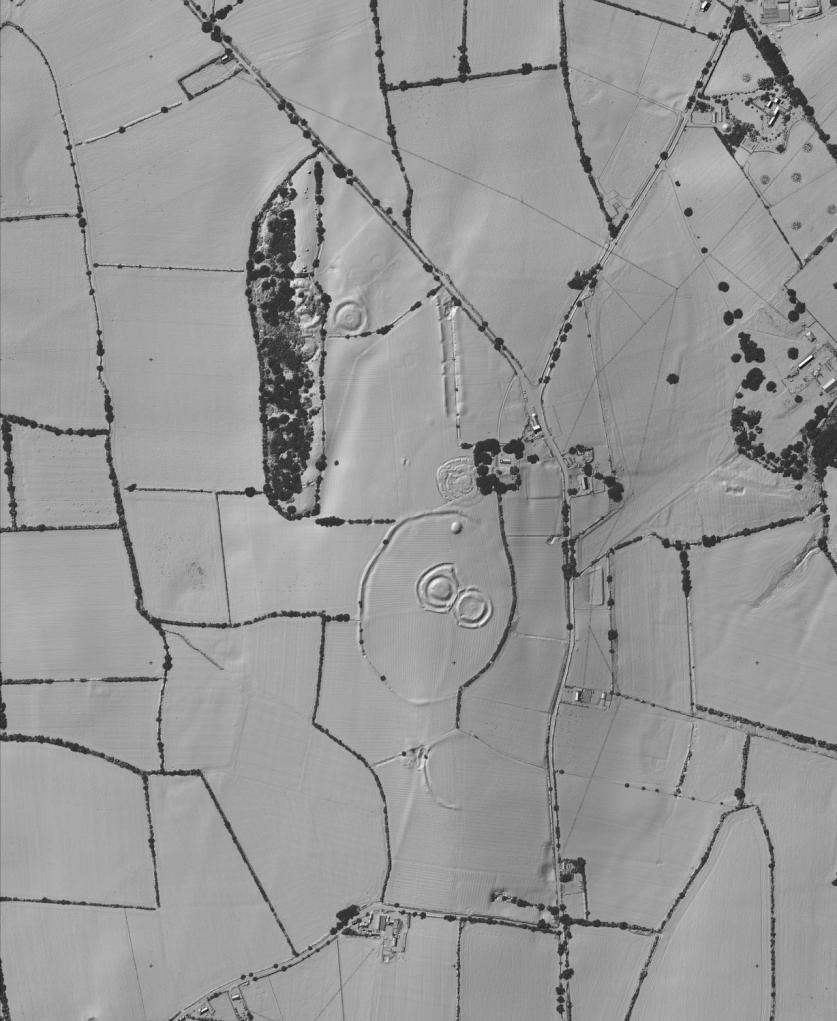 Figure 2: High Resolution LiDAR of the Hill of Tara A dedicated project GIS to display and analysis spatial data was established by Kealan McMoreland and Steven Kavanagh (Meath County Council,