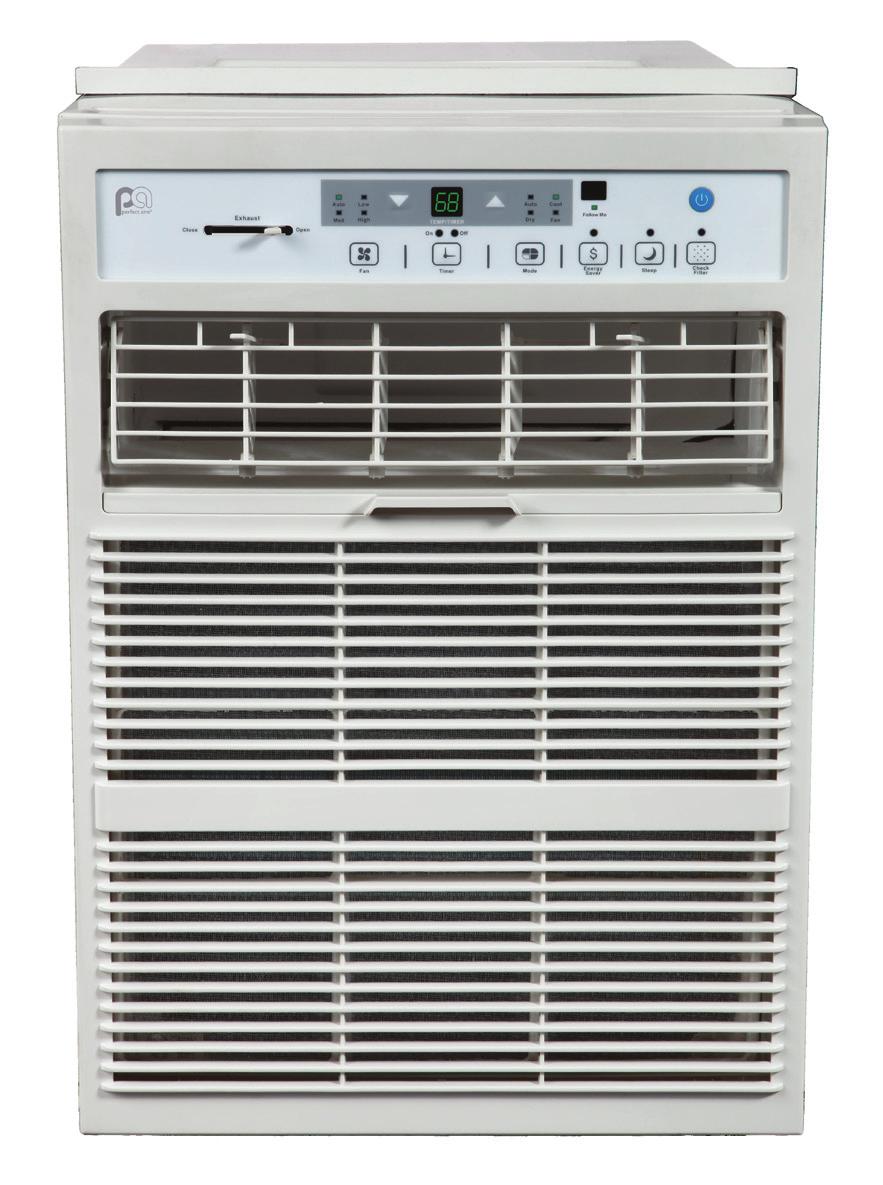 (Btu) COVERAGE (sq. ft.) EER 3PASC10000 8-42149-02422-2 WINDOW ACs SLIDER CASEMENT 10,000 400 450 10.4 ENERGY STAR RATED No FAN SPEEDS (Cool/Fan) 3/3 AMPS 8.