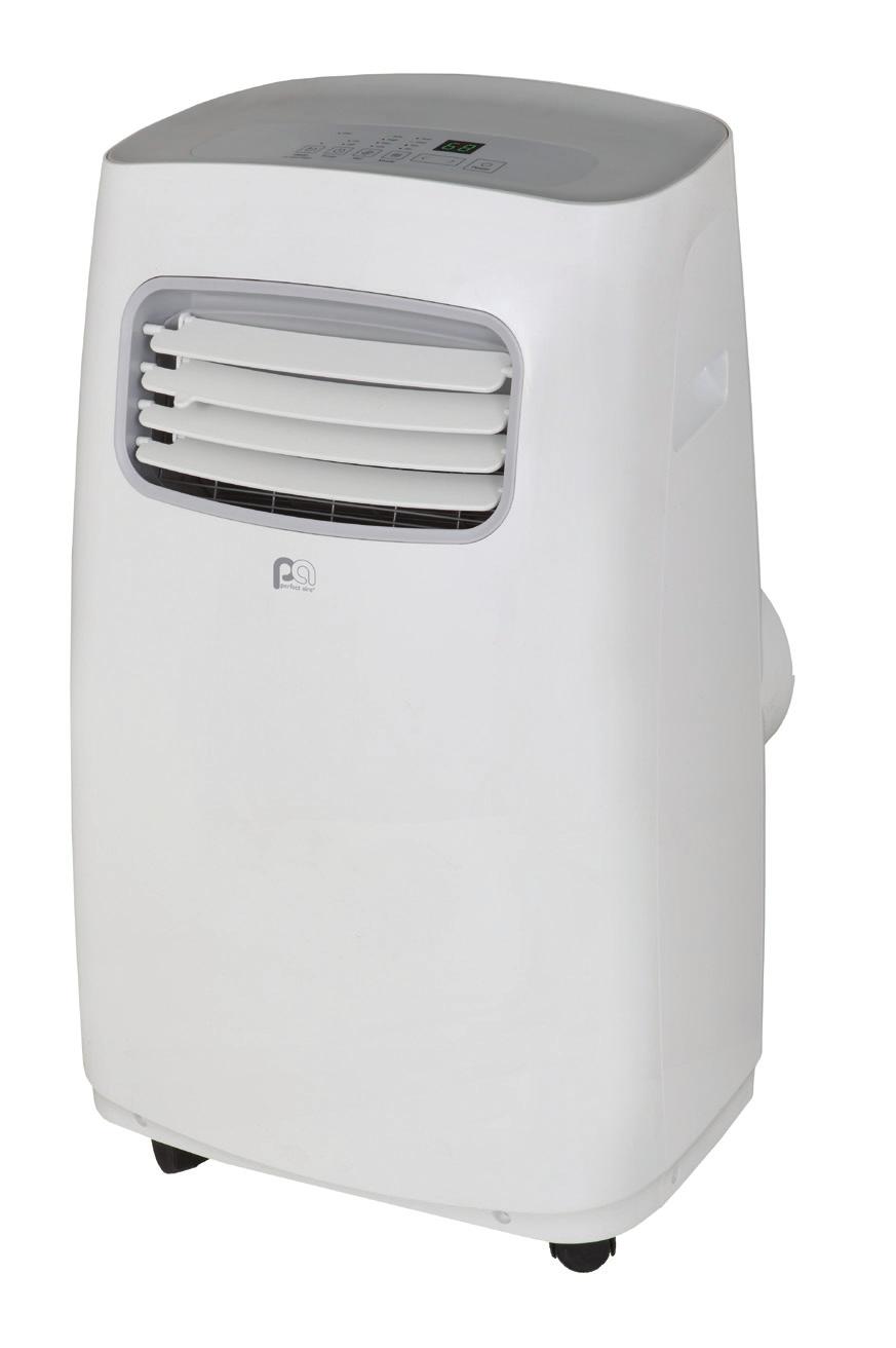 8K, 10K, 12K,14K BTU PORTABLE AC FEATURES Electronic controls Temperature output range of 62 F 88 F (17 C 30 C) Bucketless drain system Auto restart function Easy to install & operate Sleep mode Easy