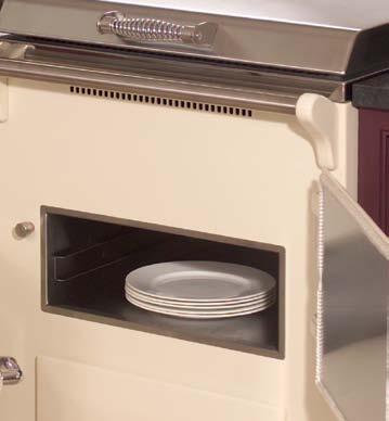 This is an impressive cooking range in every sense and would not look out of place in the grandest of kitchens.