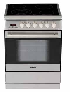 6 function electric oven 1 x dual zone 3 x standard zones 52 litre capacity