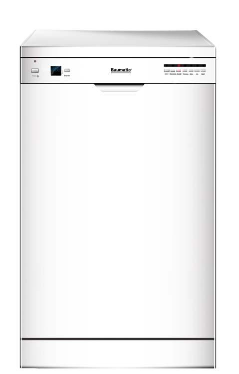 USER MANUAL FOR YOUR BAUMATIC BDF465SL/W 45 cm Freestanding dishwasher NOTE: This User Instruction