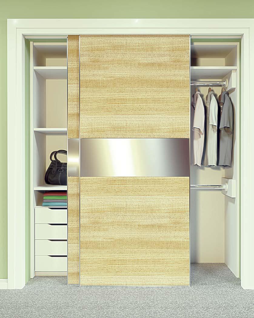 52 41 7 Wardrobe Double 50 50kg 900mm 2400mm 16mm 5mm Wardrobe Double 50, as the name implies, is designed specifically for wardrobes.