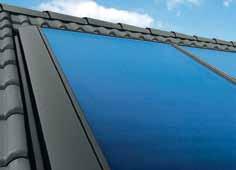 46/47 The Vitosol range offers solar collectors for every aspiration and every budget. Installation on the roof or wall opens up a variety of design options.