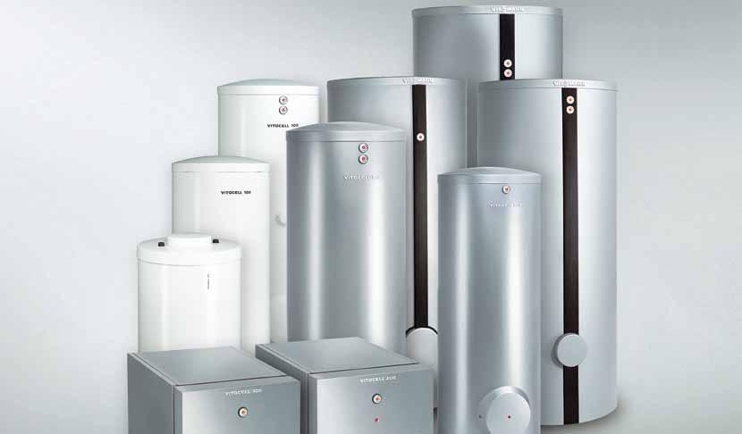 System technology Domestic hot water The Vitocell range from Viessmann offers the right DHW cylinder for every demand, perfectly matched to your oil boiler or solar thermal system.