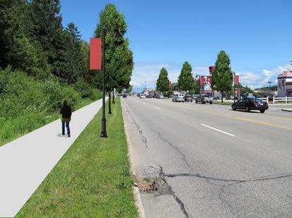 Sidewalks greatly increase pedestrian safety and improve the user experience.