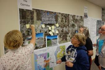 On the evening of the second day, a public open house was hosted in the charrette studio.