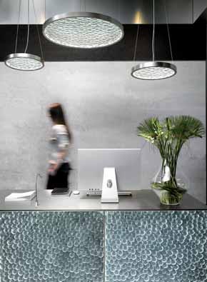Hydrogene one-sentence description Hydrogene is a versatile architectural system made from uniquely designed and crafted illuminated glass panels to decorate walls, floors, ceilings and other indoor
