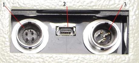 Electrode 6: Key Board 7: light 8: Fiber Presser 9: Heating indicator light