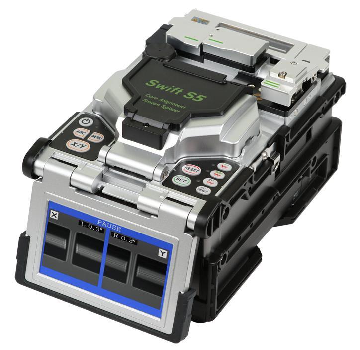 Ⅲ. Product Description Optical fiber arc fusion splicer Swift S5 has been designed for splicing various types of optical fiber using IPS system technology.