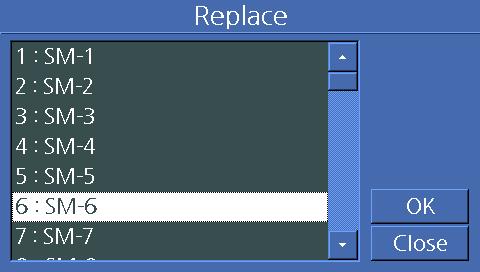 How to change the splice mode Tap Replace on the screen. Move to the type of fiber that is about to use and press ENTER. Or, tap the mode and OK on the LCD.
