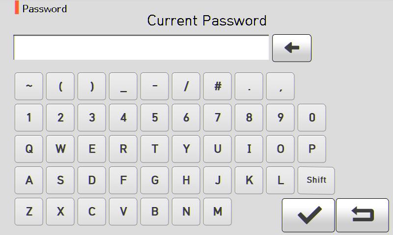 iii. Enter the new password yet again.