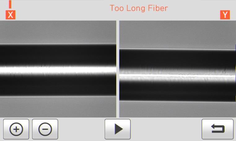 7.3 Optical fiber is too long. It is an error message generated when optical fiber is located too close to the electrode; object lens or reflector is dirty or; LED is not sufficiently bright.