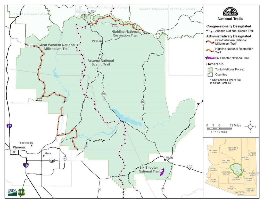 Arizona National Scenic Trail Planning Considerations Prepared by Greg Warren NSTrail.