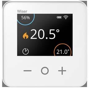 Operate Room Thermostat Set a room temperature Decrease the set-point temperature by 0.5 C. In Auto mode, your setting will be valid until the next scheduled event.