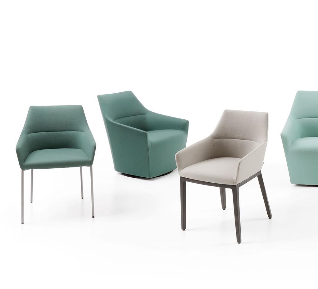 Chic Lightness, elegance and universal design these are the distinctive features of the Chic collection. A delicate cross-section of the chair makes it look unusually light.