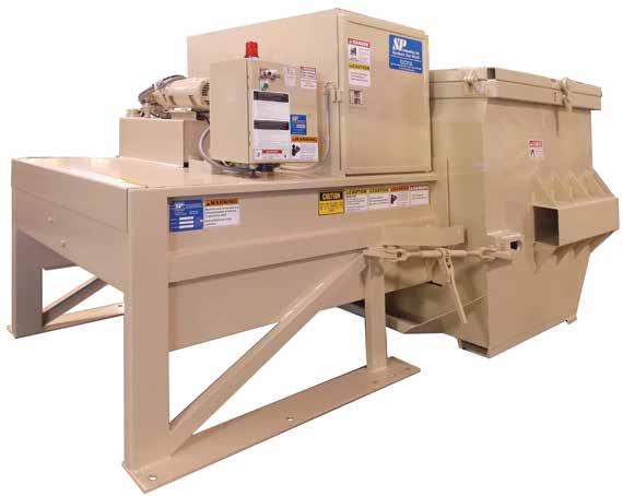 Model Series: CP-711 COMMERCIAL TRASH COMPACTOR Stationary Compactor 3/4 Cu. Yd. Single cylinder design 30 x 46.