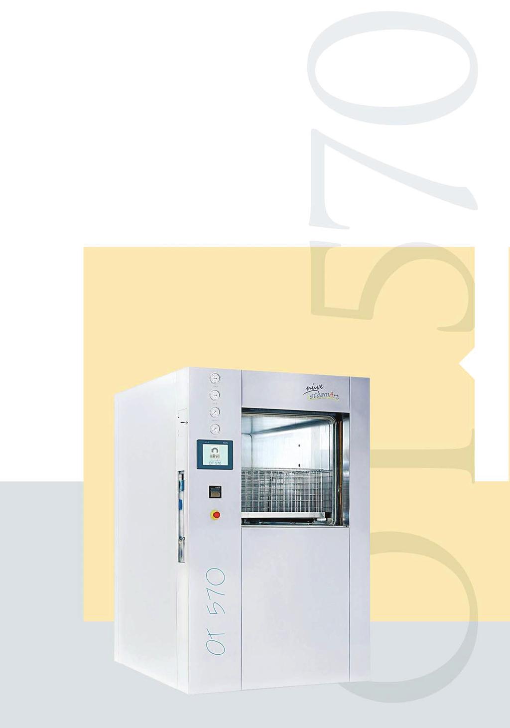 OT 300 / 430 / 570 STEAM STERILIZERS Conforms to the requirement of EN 285 European Standard for Large Steam Sterilizers. Chamber and STU capacity : OT 300: 300 liters, 4 pcs.
