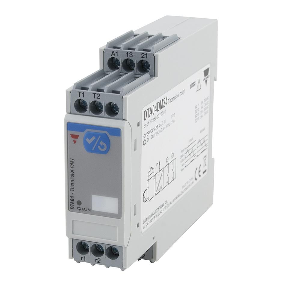 Motor thermistor relay Benefits High operating safety. The thresholds are determined by the Motor PTC. Beyond the specified temperature the output stops the motor/s. Save time and costs.
