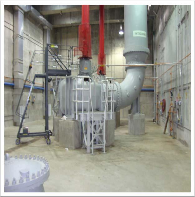 Raw Sewage Pumps Vertical centrifugal pumps Extended shafts with intermediate bearing on midlevel 1250