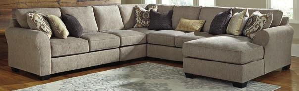 PANTOMINE DRIFTWOOD -55-77-46-34-17 Sectional -34 Armless Loveseat -46 Armless Chair -55 LAF Loveseat