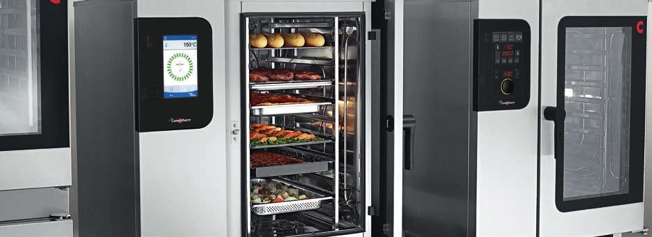 Achieving optimum results and maximum value: More flexibility in kitchen procedure Thanks to automatic moisture regulation in ACS+ combi-steaming each product receives the right amount of moisture