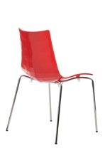 Gecko chairs are available in a multitude of colour options to complement the white seat, for