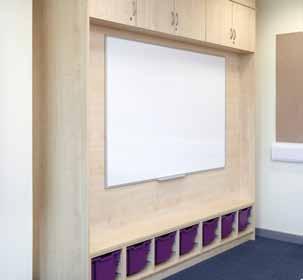 Teaching staff often require us to include built in interactive technologies such as whiteboards